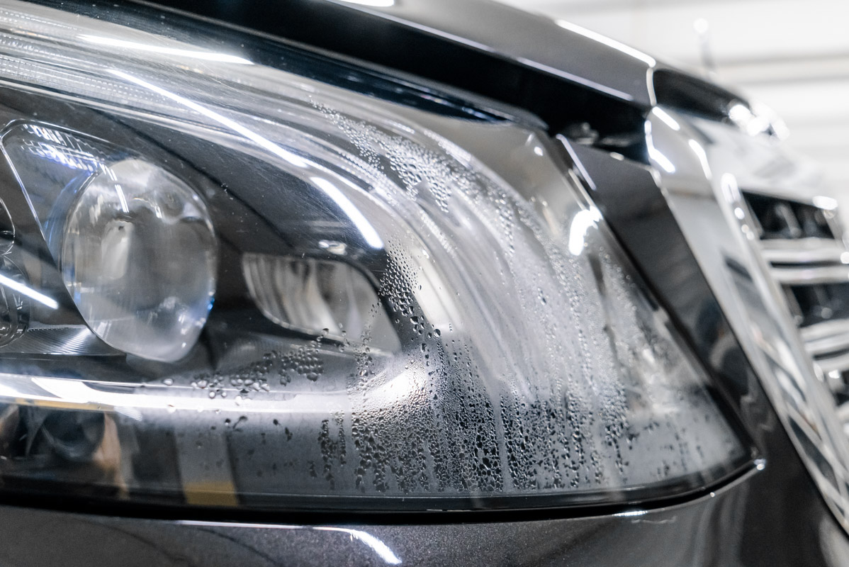 water-in-headlight